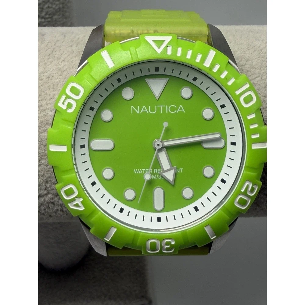 Nautica South Beach N09605G New Battery Mens Diver Watch 44MM 8.5
